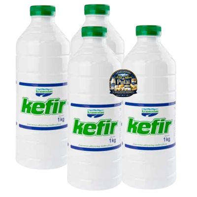 PUFAI Bundle Kefir Drink 1L x4 Fermented Milk Beverage, Smooth Texture, Chilled Dairy Drink