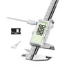 EasyByMall Rechargeable Digital Vernier Caliper, USB-C Electronic Micrometer with 0.01mm Accuracy, Stainless Steel Ruler for Industrial Measurement view 1