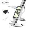 EasyByMall Rechargeable Digital Vernier Caliper, USB-C Electronic Micrometer with 0.01mm Accuracy, Stainless Steel Ruler for Industrial Measurement view 4