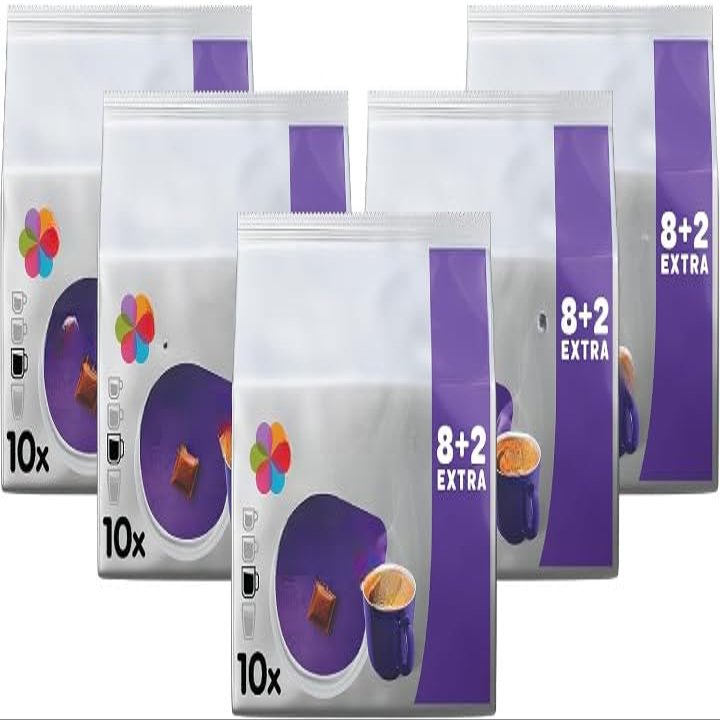 Tassimoo Cadburry Hot Chocolate Pods x10 (Pack of 5, Total 50 Drinks)