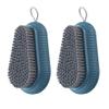 FreshCart Basics 2pcs Multifunction Laundry Clothes Washing Brush and Shoes Cleaner with Portable Abs Material and No Easy Deformation, for Household Kitchen and Bathroom Cleaning view 1