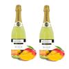 Red Grape,Mango,Strawberry,White Grape Flavoured Sparklling Drink Glass Bottle 750ml - Refreshing Sparkling Drink - dn (2 x Bottles, Mango Sparkling Drink 750ml) view 1