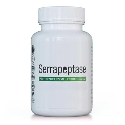 Acid-Resistant Proteolytic Systemic Enzyme, Respiratory and Joint Health (Non-GMO, Gluten Free, Vegetarian Safe) Supports Sinus & Lung Health