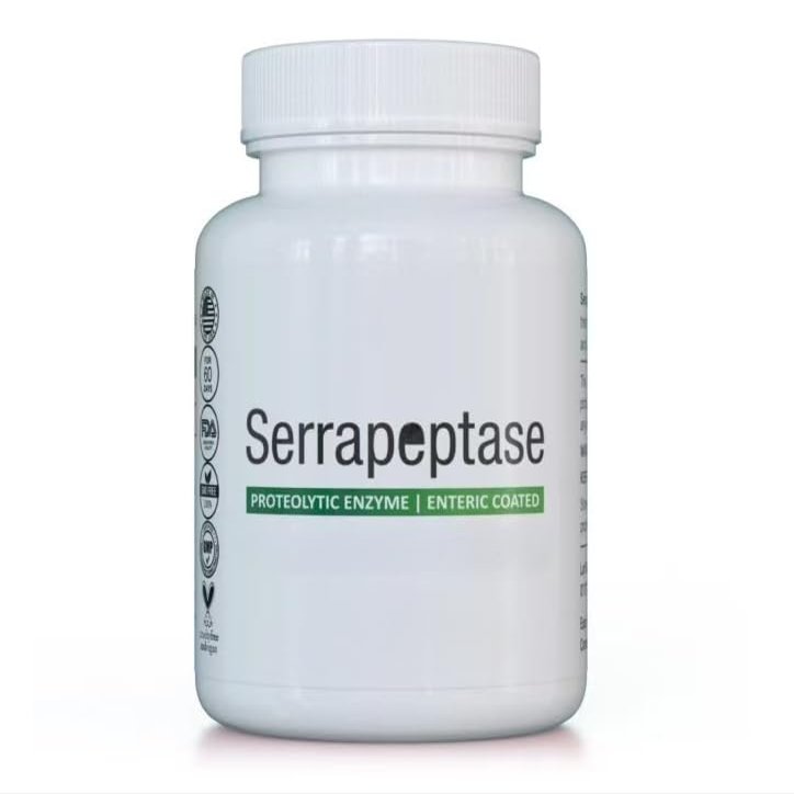 Acid-Resistant Proteolytic Systemic Enzyme, Respiratory and Joint Health (Non-GMO, Gluten Free, Vegetarian Safe) Supports Sinus & Lung Health