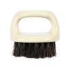 VILLCASE Portable Shoe Cleaning Brush with Supple Horsehair Bristles and Hanging Design, Soft Black Plastic Handle for Efficient Home Shoe and Gap Cleaning view 1
