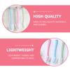 FreshCart Basics 4pcs Plastic Long Handle Shoe Cleaning Brush with Strong Cleaning Function and Hanging Ring for Home and Office Use Random Color view 3