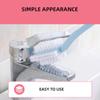 FreshCart Basics 4pcs Plastic Long Handle Shoe Cleaning Brush with Strong Cleaning Function and Hanging Ring for Home and Office Use Random Color view 4