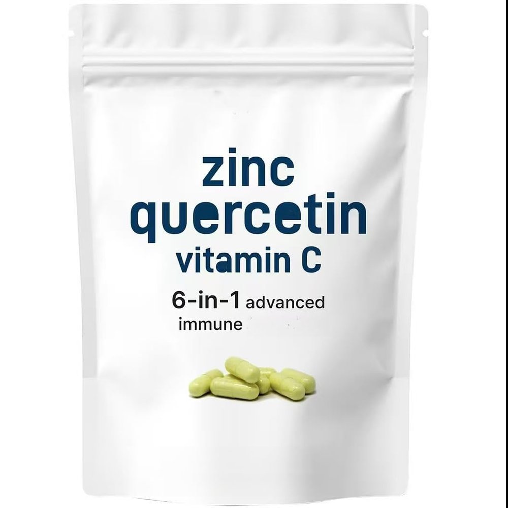Quercetin, | 6-in-1 Immune & Lung Support | Helps with Antioxidant Power, Non-GMO, Gluten-free, Helps Absorb