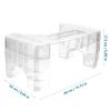 UKCOCO Small Chic Potty Stool with Easy to Clean Surface and Good Load-Bearing Capacity Squatting Toilet Foot Stool Non-Slip Pet Material for Home Bathroom for Adults view 2