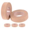 ibasenice of Beige Non-Woven Fabric Tape 5 Rolls Adhesive Eye Makeup Tape with Eye Brightening Feature, Easy to Carry and Store for Women for Lash Extensions and Makeup view 1