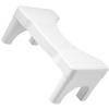 KJHBV Stable and Easy to Clean White Pp Toilet Potty Step Stool with Chic Elegant Design, Footstool for Toilet Use to Squatting Posture and Bathroom Comfort view 1
