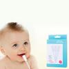 TEHAUX 10pcs Baby Oral Care Gauze Brushes Safe and Absorbent Mouth Cleaning Swabs Made of Absorbent Gauze and Paper for Infant and Girl Teeth Cleaning view 3