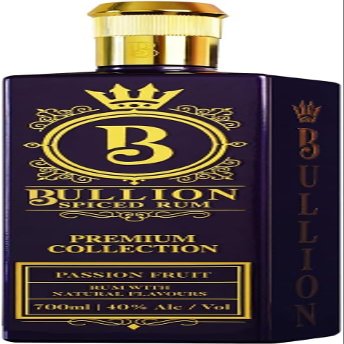 Bullion Spiced Rum, Passion Fruit Edition, Premium Collection, Natural Flavours, 700ml, 40% Alc/Vol