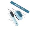 COOLHIYA 2pcs Cleaning Brush Set for Shoes and Clothing with Easy to Grip Handle, Lightweight Nylon and Abs Material, for Kitchen and Travel Use view 2
