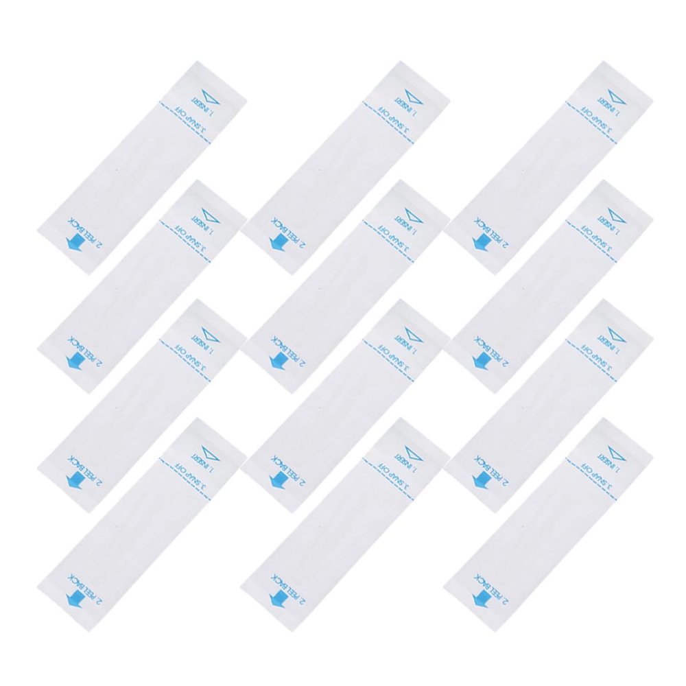 UKCOCO 100pcs Disposable White Paper Digital Thermometer Protector Covers, Prevents Contamination and Ensures Hygienic Use, Suitable for Indoor Thermometers and Pet Dogs, User-friendly