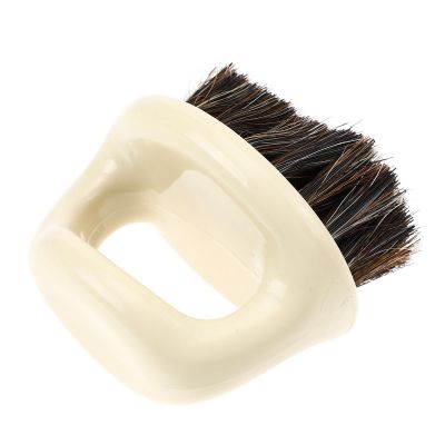 Horsehair Laundry Brush Black Portable Hanging Clothes Brush
