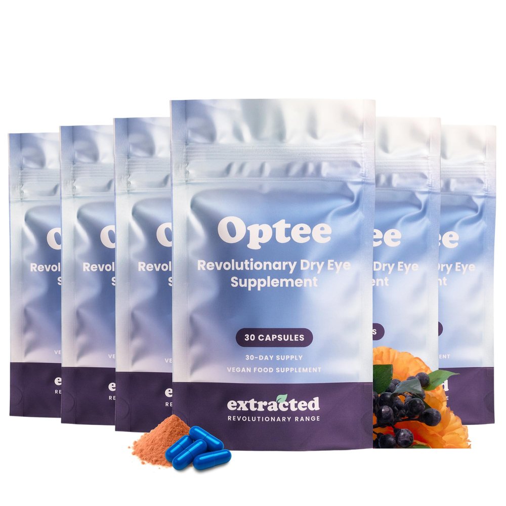 Extracted Optee Dry Eye Supplements for Adults, 180 Vegan Capsules
