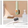 VOSAREA 2pcs Shoe Cleaning Brush Set with Plastic Supple Bristles, Comfortable to Hold and Good for Hanging, for Household Cleaning and Shoe Care view 3