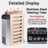 3/3.6KW Electric Sauna Heater - Portable Stainless Steel Indoor/Outdoor Sauna Heater for Home, Hotel, Swimming Pool & Commercial Use view 4