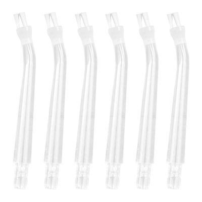 VINTORKY 6pcs Replacement Tips for Water Flosser - Plastic Brush Heads for Oral Irrigator Jet Parts Dental Cleaning Tool Accessories