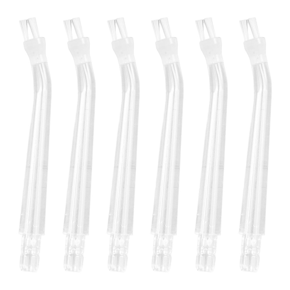 VINTORKY 6pcs Replacement Tips for Water Flosser - Plastic Brush Heads for Oral Irrigator Jet Parts Dental Cleaning Tool Accessories