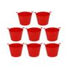 EASON BROS 26L Heavy Duty Flexible Red Plastic Storage Tub with Handle -Garden Trug or Builders Bucket Versatile Storage and Carrying Solution for Home, Garden, Stables, and Construction Uses -UK (8) view 1
