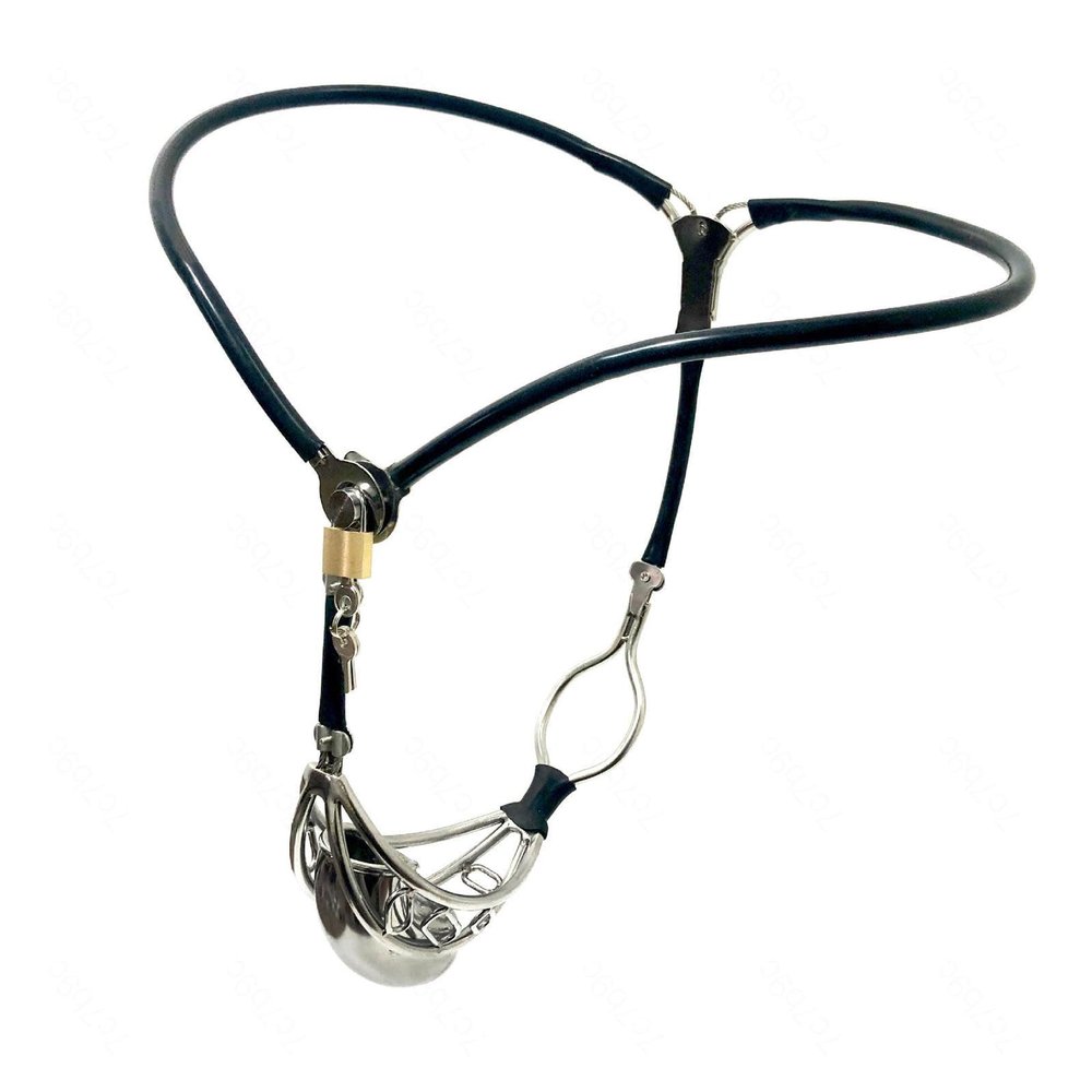 Chastity Belt Stainless Steel Male Chastity Belts Steel for Men Male Sissy for Men Timer Padlock Sissy Panties Band Band Device Anti-Off Detachable and Adjustable,black-90-110cm