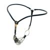 Chastity Belt Stainless Steel Male Chastity Belts Steel for Men Male Sissy for Men Timer Padlock Sissy Panties Band Band Device Anti-Off Detachable and Adjustable,black-90-110cm view 1