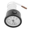 Caswynlife Brass Capillary Thermometer 0-120C With 100cm Sensor For Water Liquid And Oil Temperature Monitoring In Home Heating Systems view 1
