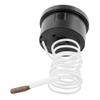 Caswynlife Brass Capillary Thermometer 0-120C With 100cm Sensor For Water Liquid And Oil Temperature Monitoring In Home Heating Systems view 4