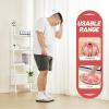FreshCart Basics Digital Weight Scale Small Body Weighing Scales with High-precision Strain Gauge Sensor Portable Abs Material Cartoon Shaped Suitable for Home Use view 4