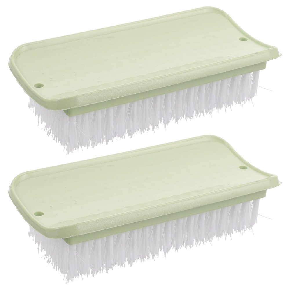HOMSFOU Multi-functional Household Cleaning Brush for Clothes and Shoes, 2pcs Comfortable Pp Material Brushes That Do Not Hurt Surfaces, for Home and Kitchen Use