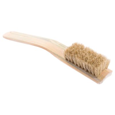 HAKIDZEL Soft Bristle Cleaning Brush for Shoes and Clothes with Bamboo Handle 8.27In Lightweight Practical for Home Use
