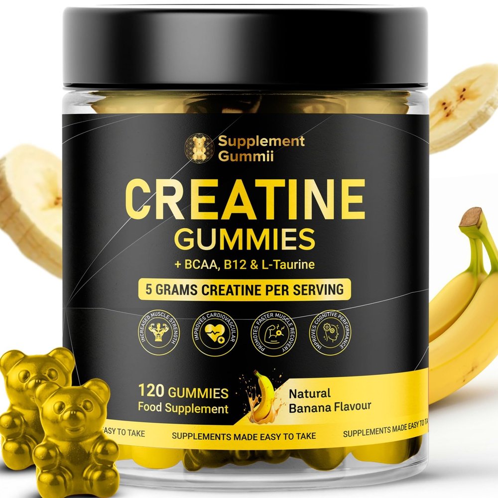 Creatine Monohydrate Gummies 5000mg 120 Vegan Gummies 30 Servings for all 3 child asins plz