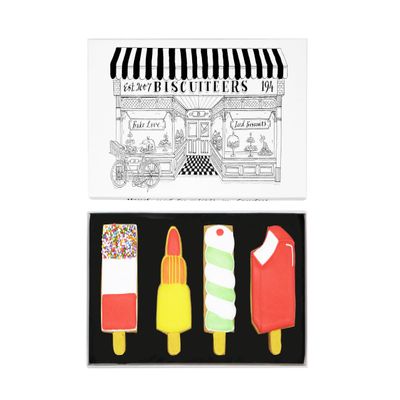 Biscuiteers Ice Lollies Letterbox Biscuits