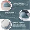 SECFOU Laundry Cleaning Brush Whale Shaped Made of Sturdy Pp+pe Material 2pcs Compact Shoe Cleaner Brush for Shoes and Clothing for Home and Travel Use view 4