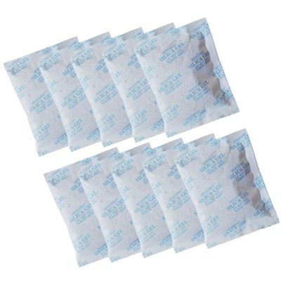 100pcs 10g Silica Gel Moisture Absorber Packets Nonwoven Fabric Material, Blue Color, Designed to Keep Clothes and Drawers Dry and Reduce Condensation for Effective Corrosion