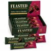 FEASTED Molten Cherry Bliss Vegan Protein Bar 12g Protein, High Fibre, No Added Sugar, Plant-Based Gut-Friendly Snack with Dark Chocolate & Sour Cherry, 50g (Pack of 12) view 1