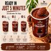 Honesta Chia Grab Chocolate Instant Chia Breakfast Pot- High Fibre Vegan Gluten Free Breakfast- Just Add Water- Healthy Porridge Alternative On The Go (Pack of 9) view 4
