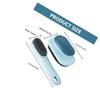 Veemoon 2pcs Cleaning Brush Set for Shoes and Clothing Soft Nylon Bristles and Easy to Grip Abs Handles, for Household Cleaning in Bathroom and Kitchen view 2