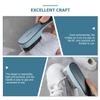 Veemoon 2pcs Cleaning Brush Set for Shoes and Clothing Soft Nylon Bristles and Easy to Grip Abs Handles, for Household Cleaning in Bathroom and Kitchen view 3