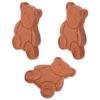 SHINYPASING 3pcs Bear-Shaped Terracotta Humidity Absorber and Humidifier Packs for Kitchen Food Storage Containers, Softener for Spices and Marshmallows view 1
