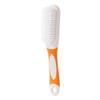Home Cleaning Brush with Soft Bristles and Long Handle for Shoes, Curtains, Rugs, and Other Textile Surfaces (Yellow) view 2