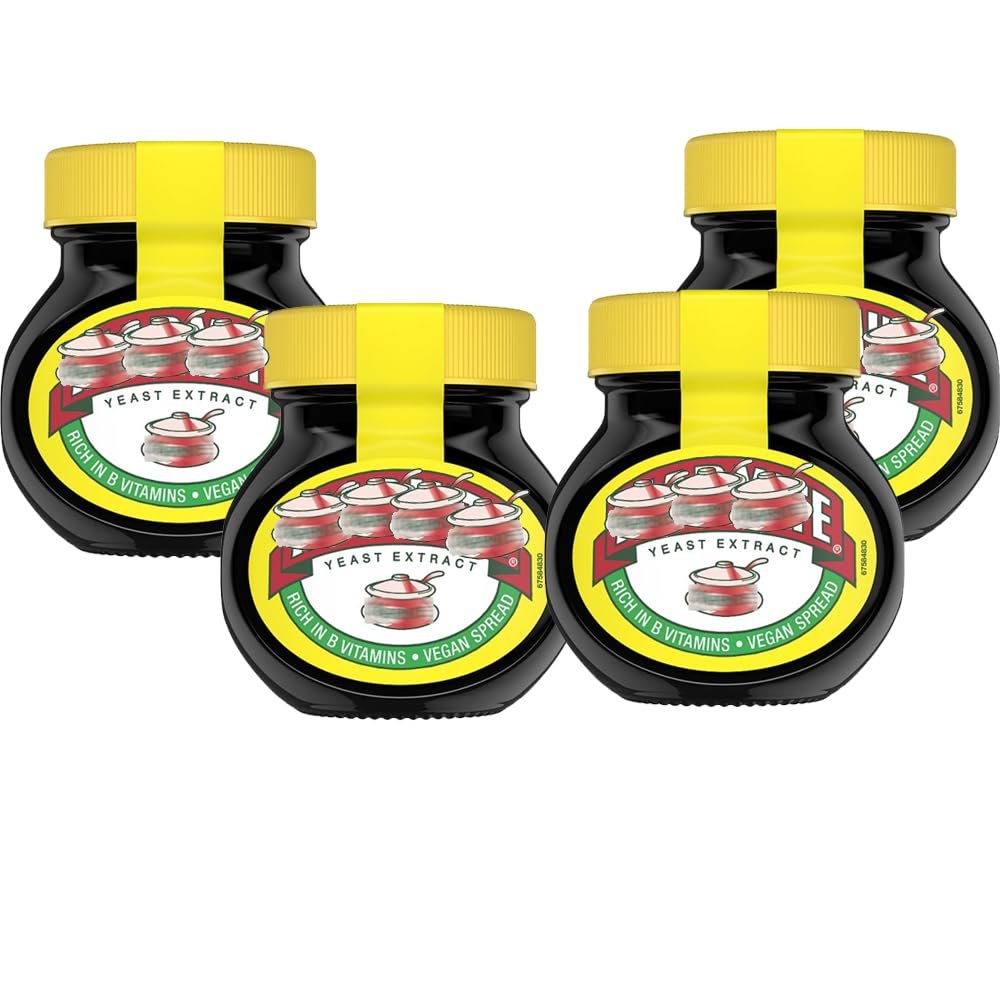 Classic Yeast Extract Spread 125g - Rich in B Vitamins - Vegan Spread - mte (4 x Bottles)