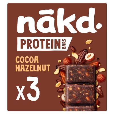 G Sales Bye (Nakd Protein Bars - Cocoa Hazelnut 3 x 45g)