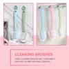 iplusmile Shoe Cleaning Brush Set 4pcs Random Color with Handle for Strong Cleaning Power, Sturdy Decontamination Brushes for Bathroom and Travel Use view 3