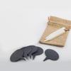 Cake Insert Cards 6pcs Stone-Like for Photo Prop Birthday Party view 4