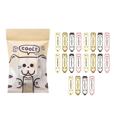 Freeze Pop Sleeve 90ml Leak-Proof Cartoon Self-sealing 20 Piece