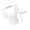 UKCOCO Wheelchair and Rail Abs 5pcs Replacement Seat Parts Enhancing Safety Preventing Seat Shifting for Transport Chairs and Wheelchairs view 2