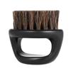 TIDTALEO Men's Portable Beard Brush with Black Abs Handle and Natural Bristles for Hairdressing Salon and Household Use, Ergonomic Design for Comfortable Grooming view 1